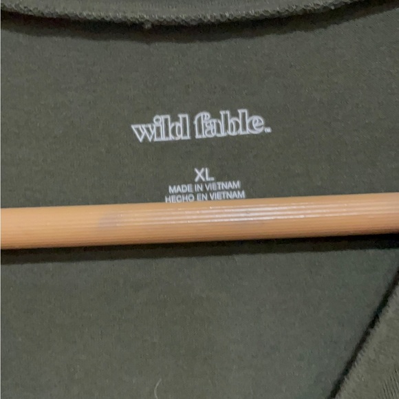 Wild Fable Forest Green Crop Top - Picture 6 of 9